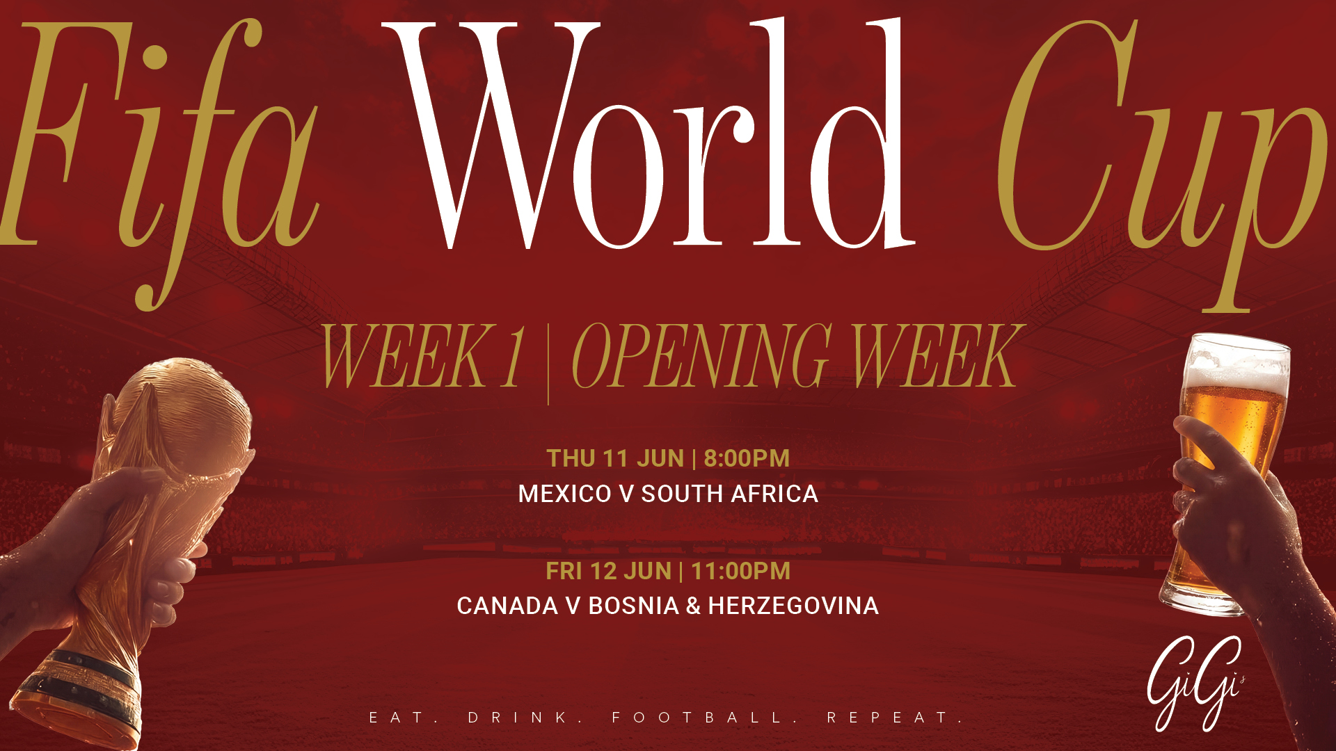 Fifa World Cup: Week 1 Group Stage